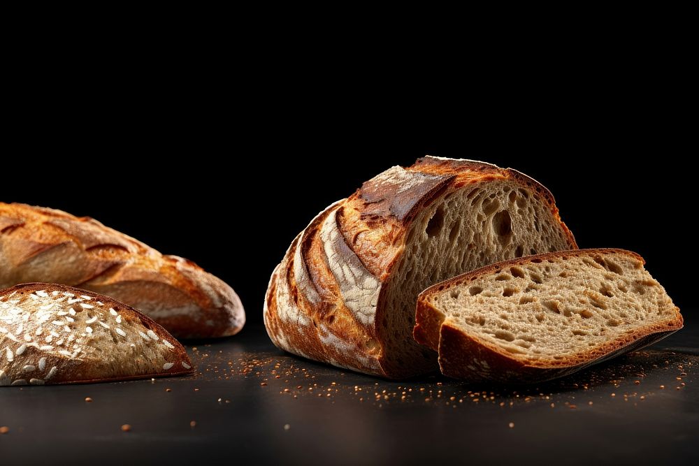 Freshly baked artisan bread